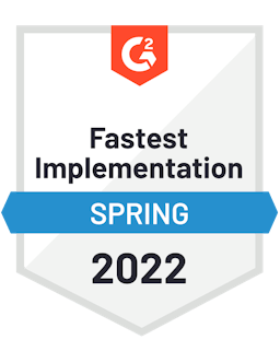 UpGrow has been nominated for G2 Fastest Implementation Spring 2022