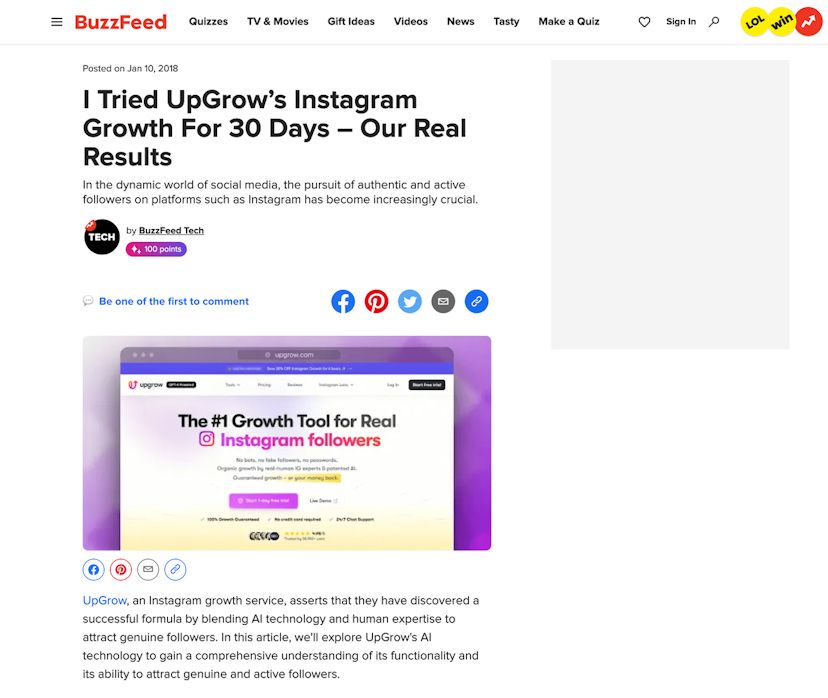 I Tried UpGrow’s Instagram Growth For 30 Days – Our Real Results