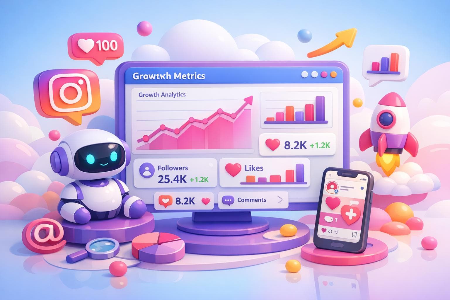 How AI Dashboards Track Instagram Growth Metrics
