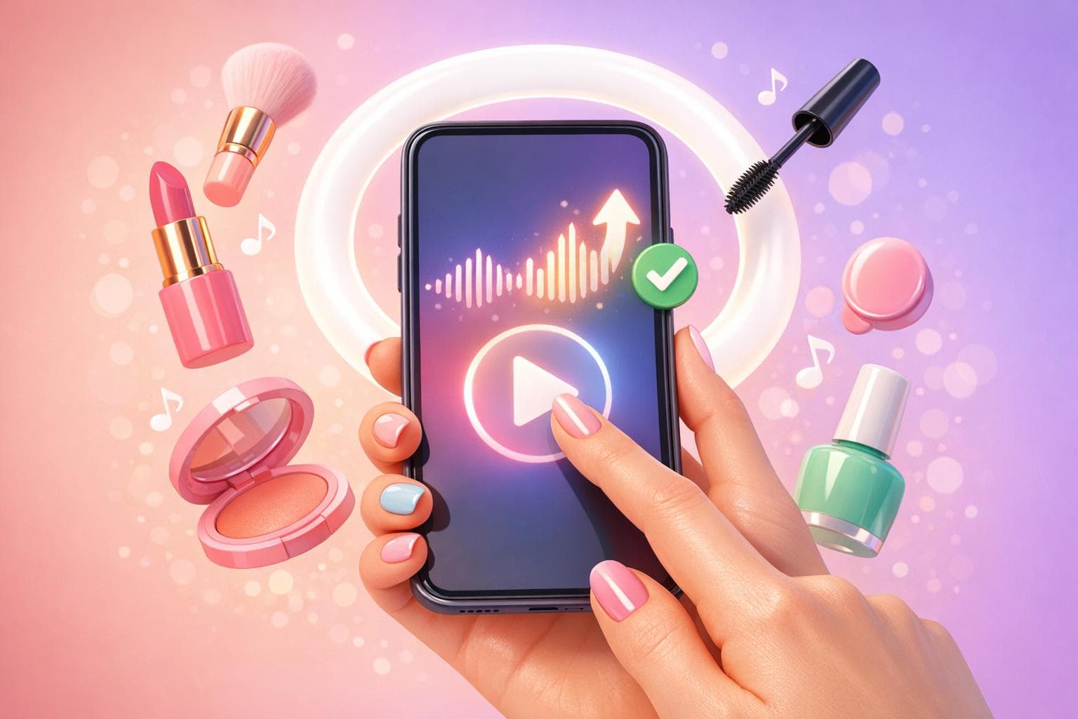 How Beauty Creators Find Viral Reels Audio