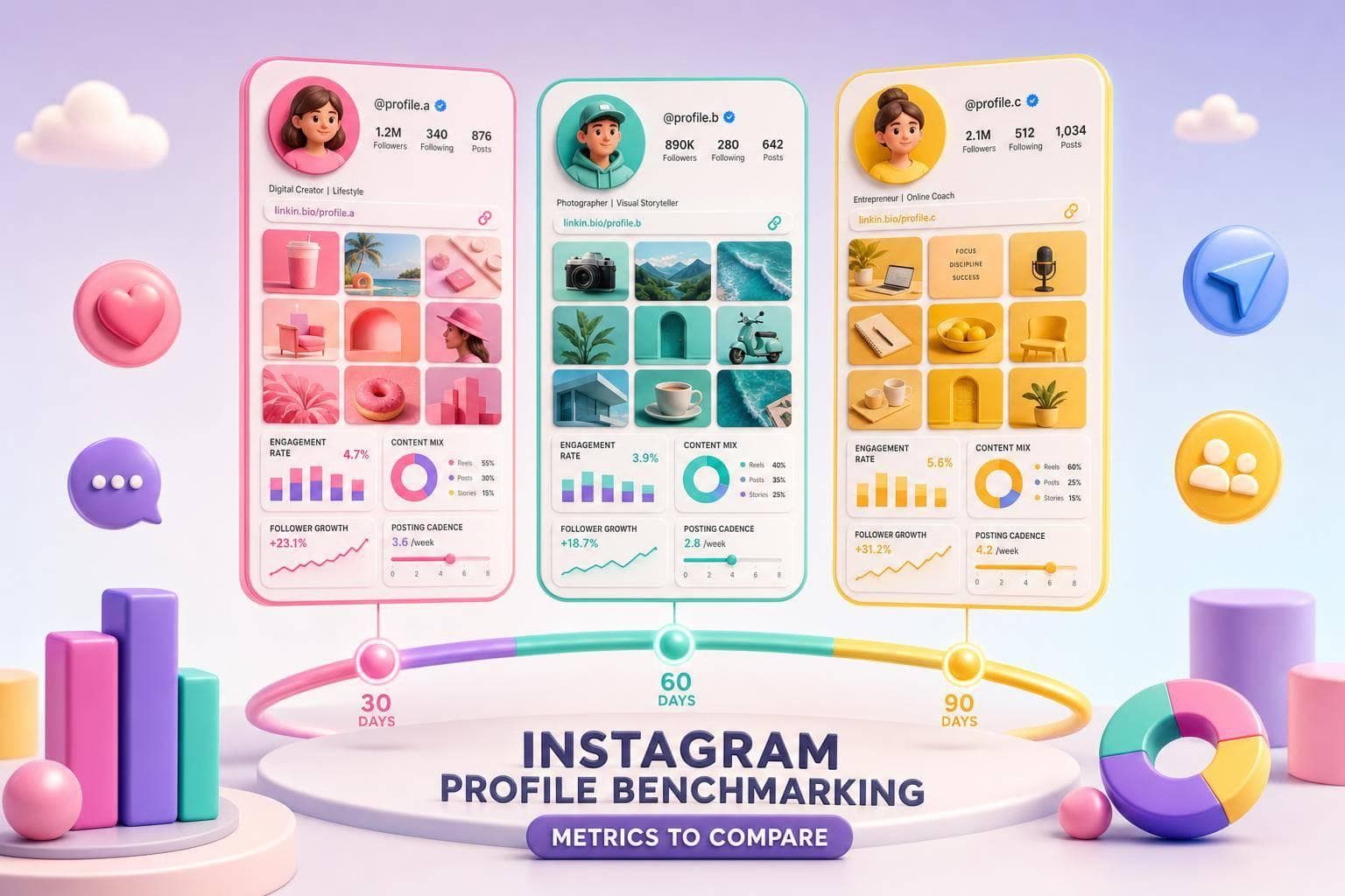 Instagram Profile Benchmarking: Metrics to Compare