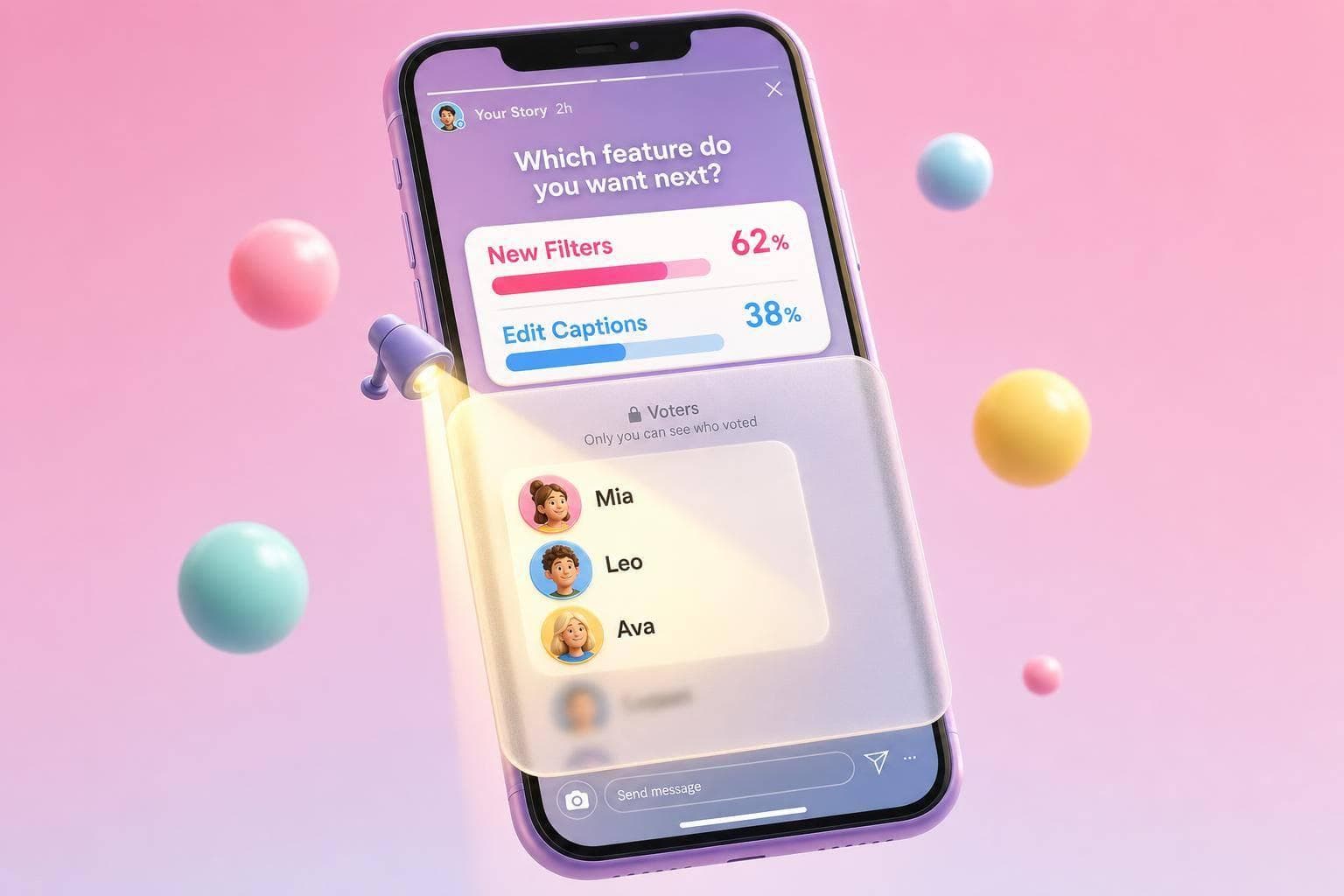 Can't See Poll Voters on Instagram?