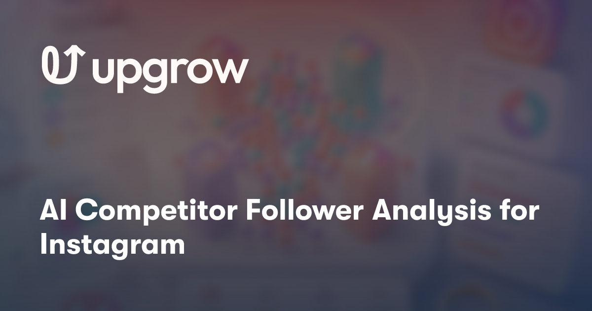 AI Competitor Follower Analysis for Instagram