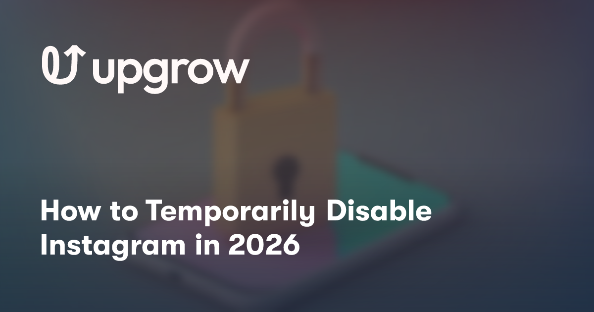 How to Temporarily Disable Instagram in 2026