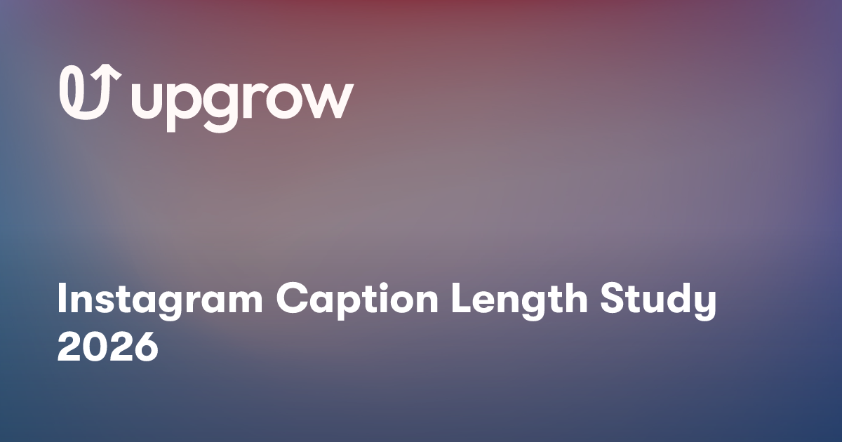 Instagram Caption Length Study 2026