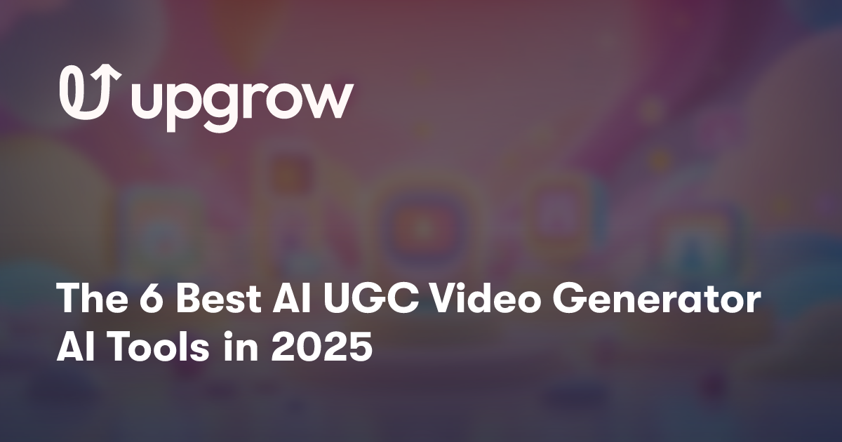 Ugc Tools The 6 Best AI UGC Video Generator AI Tools in 2025